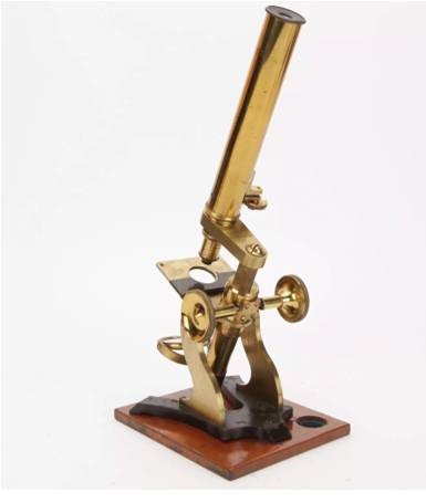 Microscopio monocular Beck & Beck. c.1872.
