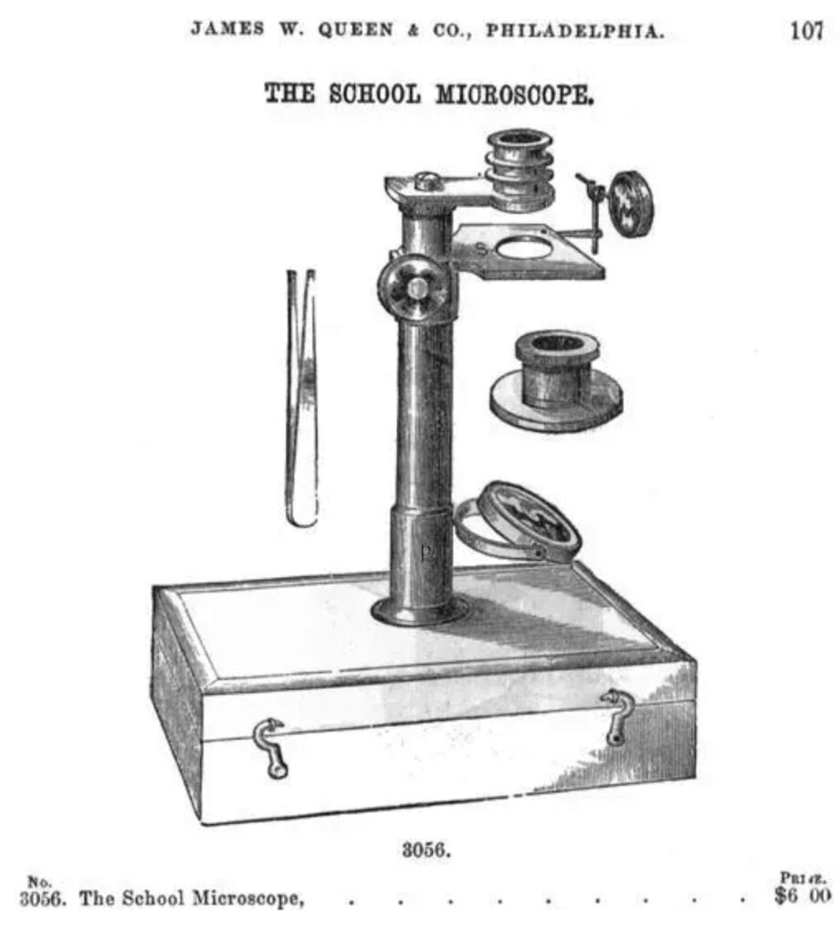 Microscopio portátil tipo Ellis. 1775