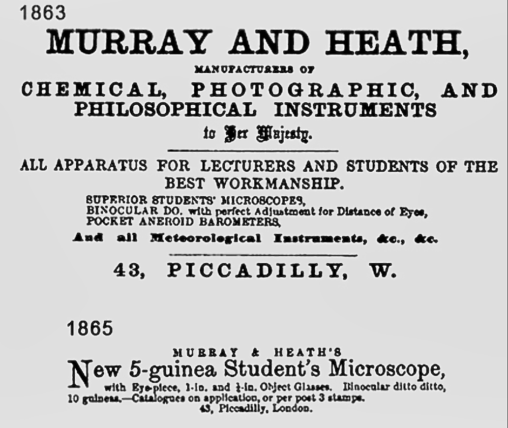 43. Microscopio plegable portátil. Murray & Heath. Londres. 1860.7