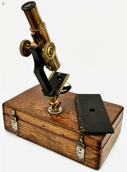 43a.bis. Triquinoscopio portátil. H. Hauptner. Berlín – Solingen. c.1870.