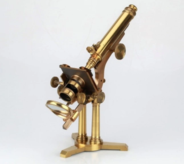 42a.bis. Microscopio inglés Smith & Beck, modelo «Large best”. Londres c. 1847-1857.