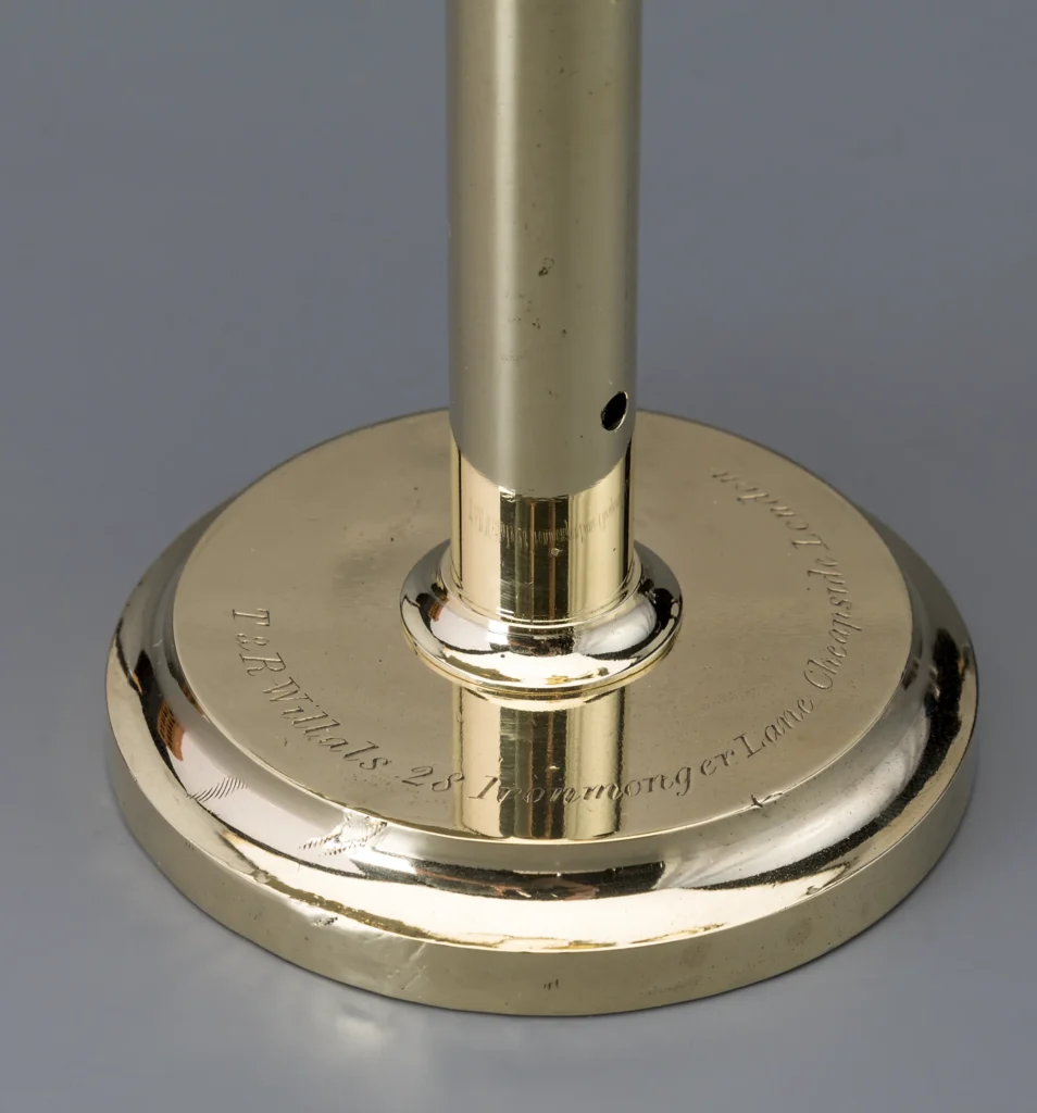 Microscopio médico acromático. T&R. Willets. Londres. c.1844.