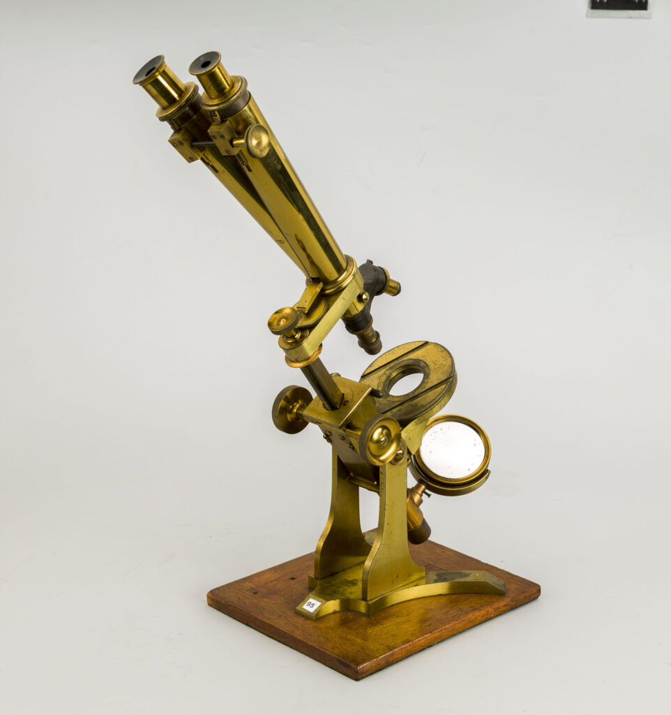 Charles Baker Binocular Microscope. London. 1876.