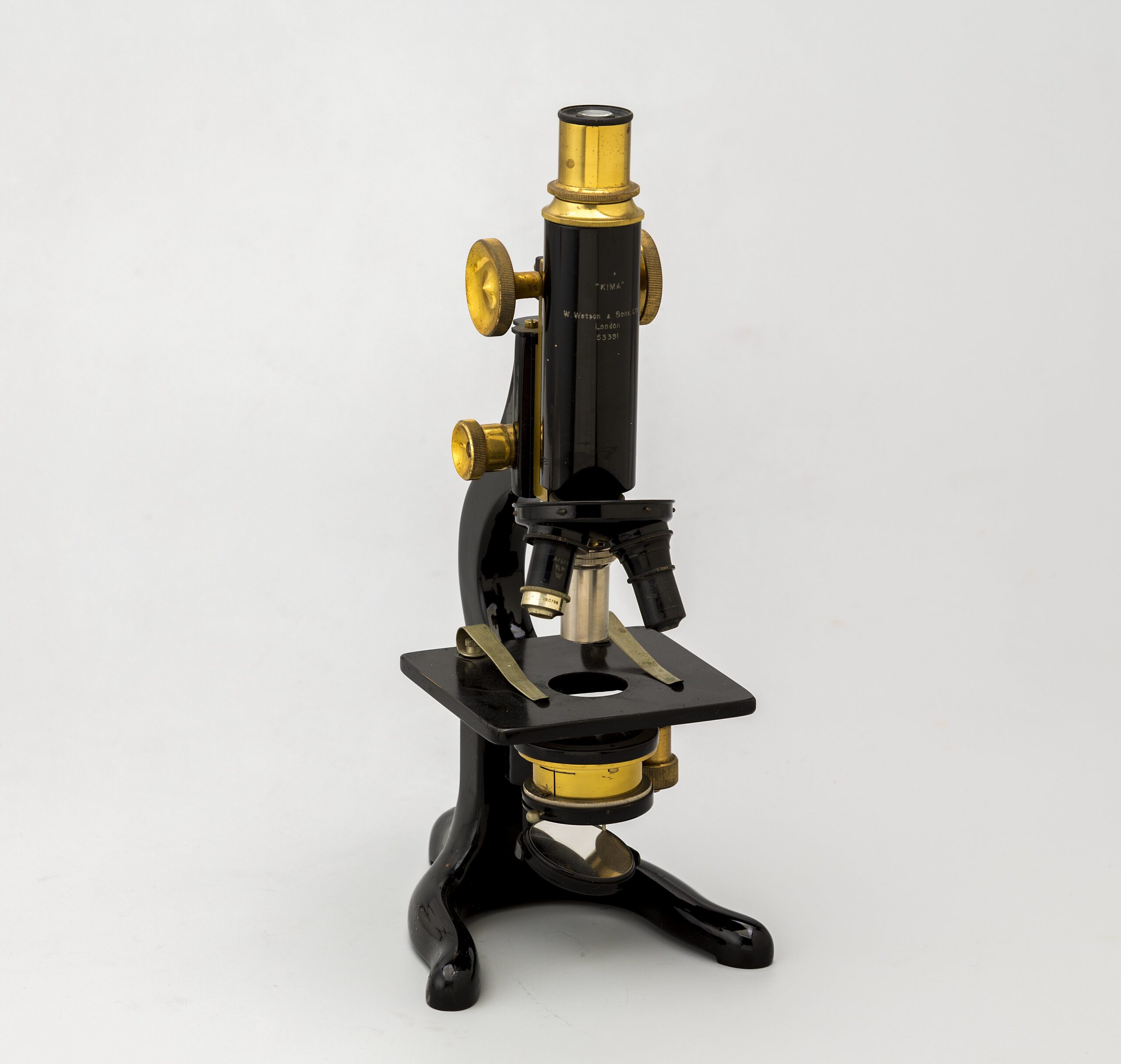 Microscopio monocular. Watson & son. c.1945