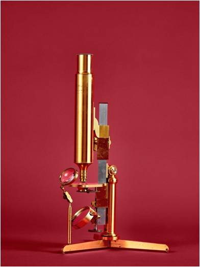 Microscopio de Carl Pistor y Friedrich Wilhelm Schiek, Berlin hacia1830